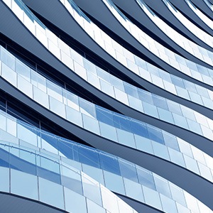 Glass façade