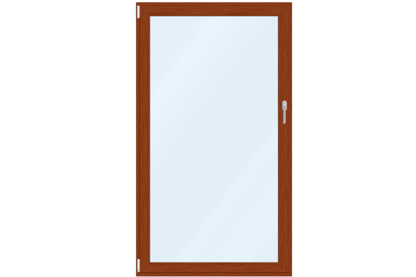 uPVC French-door golden oak
