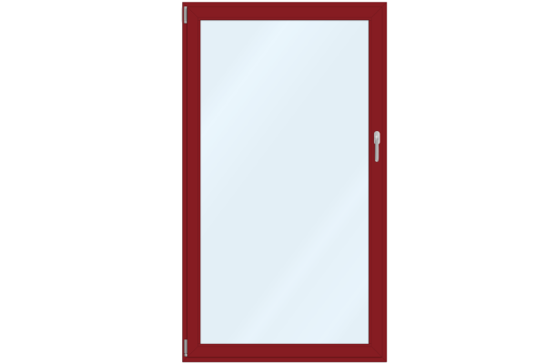 Aluminium French-door ruby red