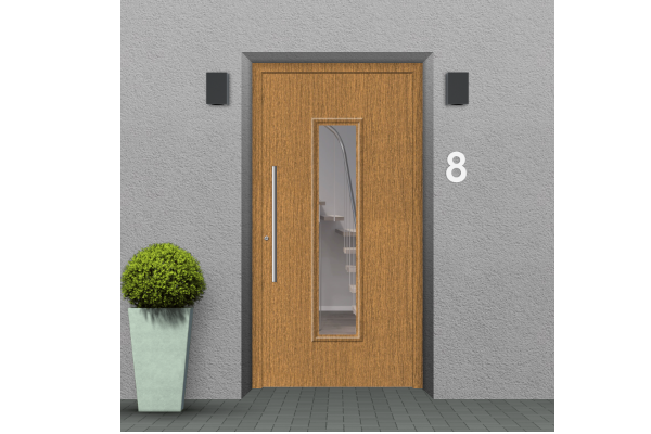 Wood front door oak