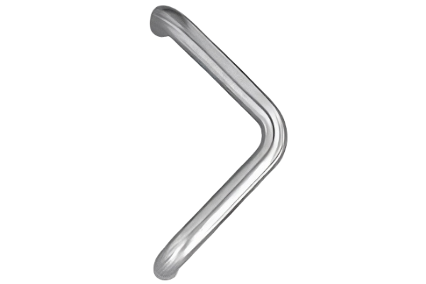 External lever handle triangular alu-silver