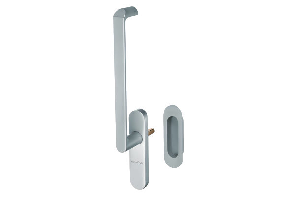 Standard handle white aluminium
