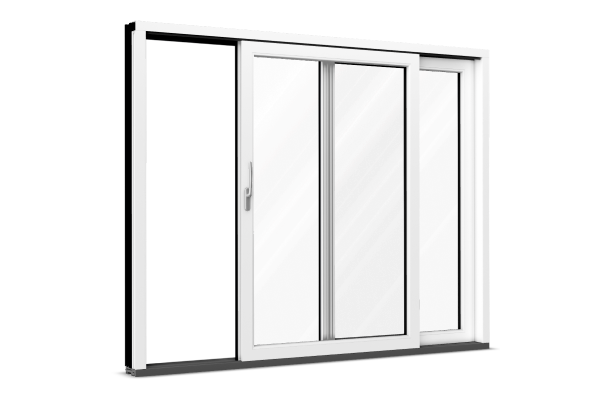 Aluminium patio door white