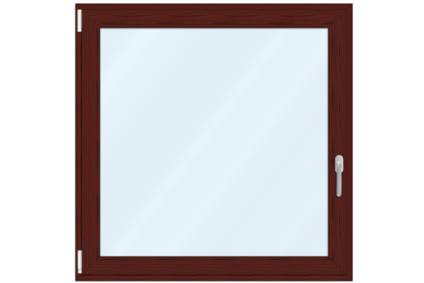 uPVC window mahagony