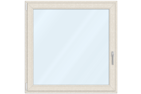uPVC window wood-texture beige