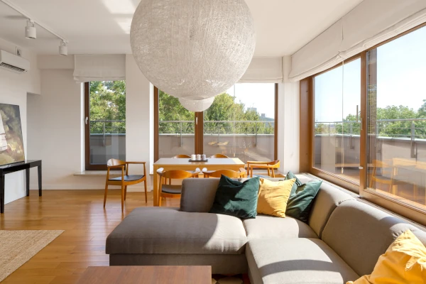 Wooden lift-and-slide door