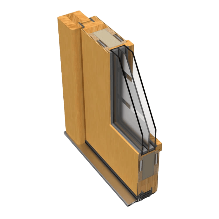 Timber front door