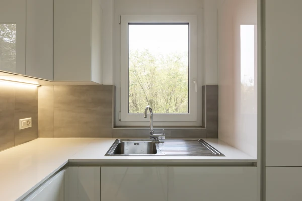 Tilt-and-turn uPVC window
