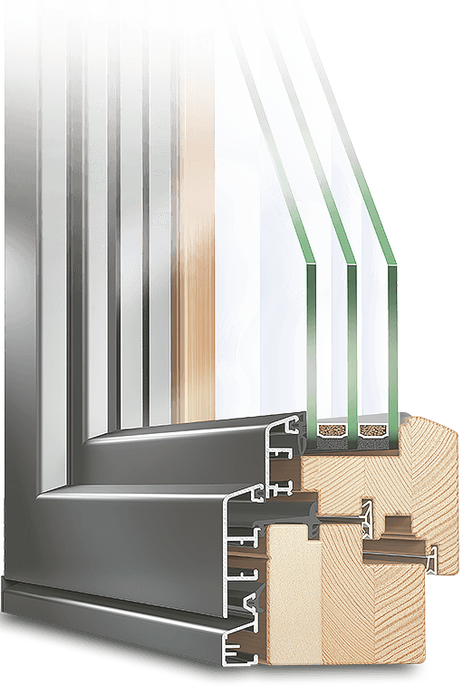 Aluclad Timber Window Eco IDEALU