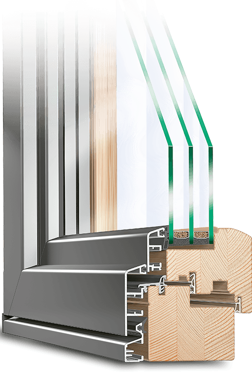 IdealU Aluclad Timber Window Profile
