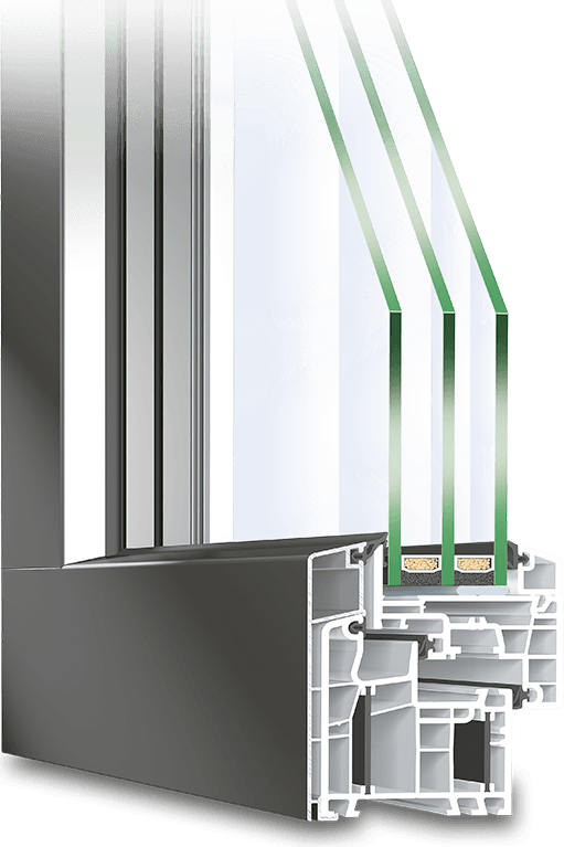 uPVC-Aluminium Window Twinset Energeto View