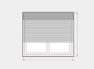 How to measure a roller shutter