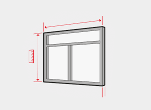 How to measure windows
