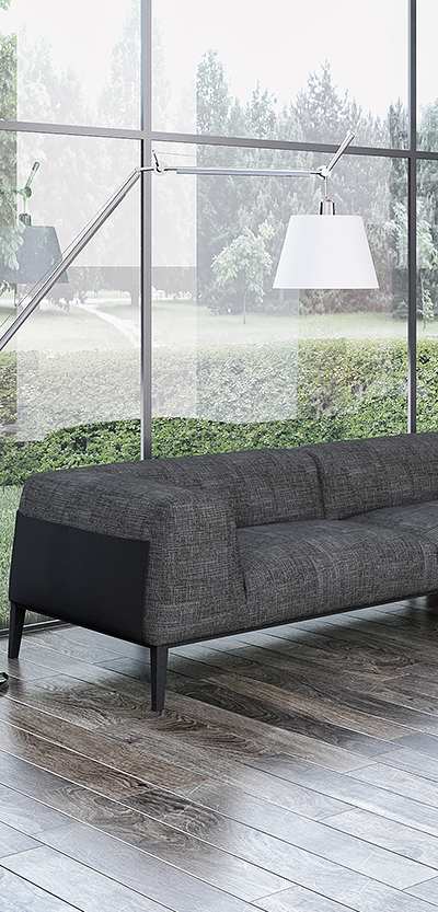 Triple glazed large fixed window