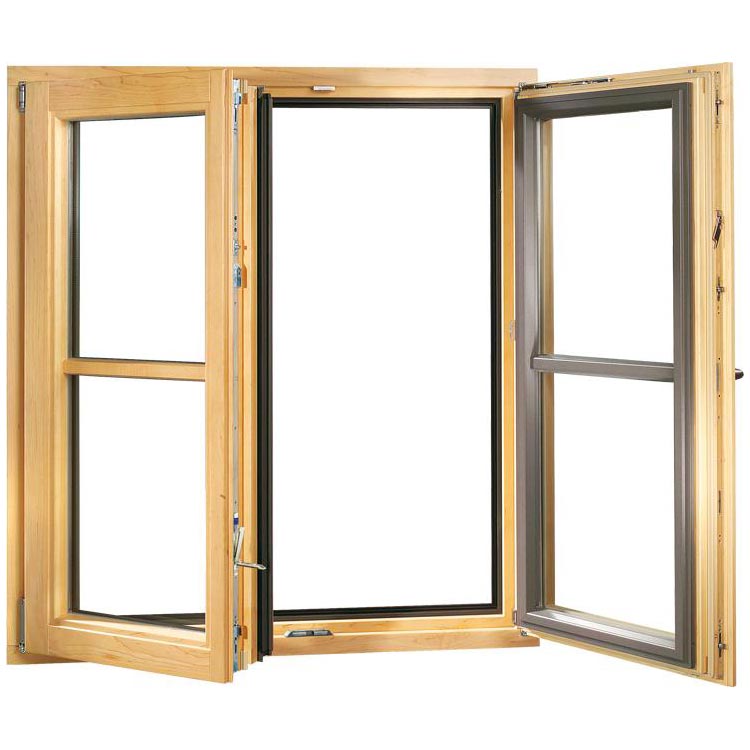 Aluclad Timber Window Opened