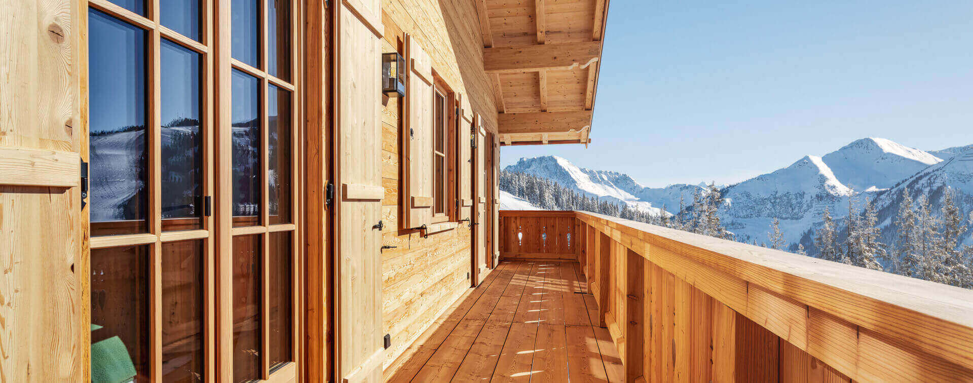 Wooden French doors