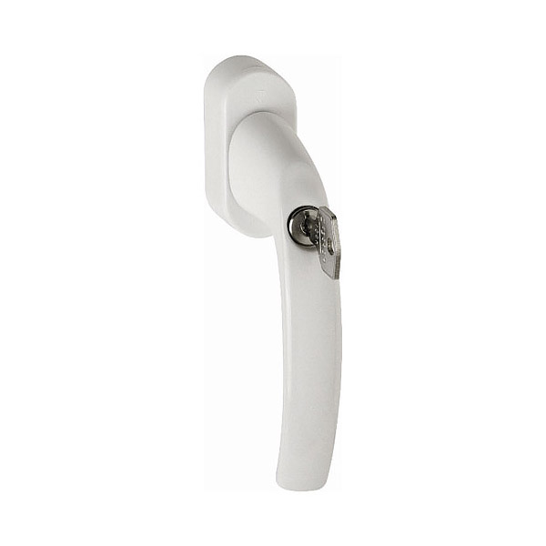Window handle with lock