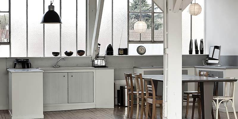 Kitchen Windows with privacy glass